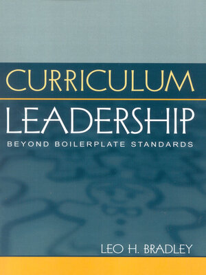 cover image of Curriculum Leadership